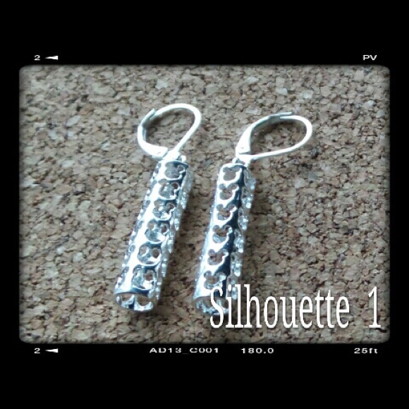 Mouse Silhouette Head Silver Tone (E4-1) - Picture 2 of 3